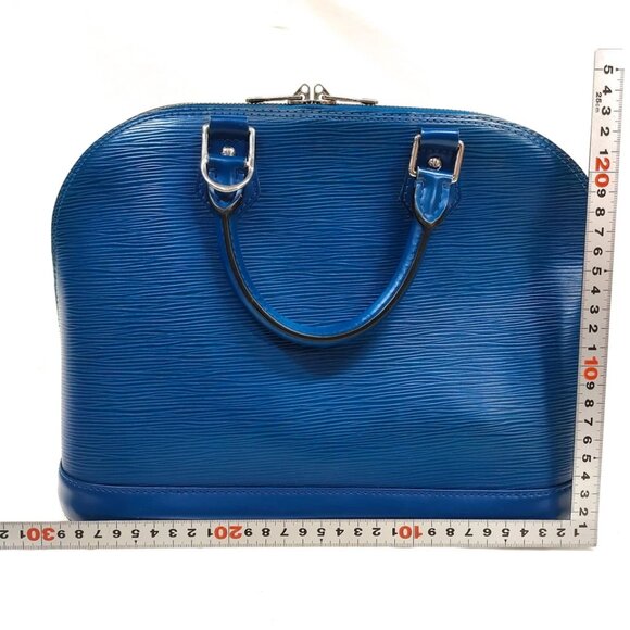 Louis Vuitton LV Hand Bag Alma Blue Epi 690-031225 - Picture 2 of 16